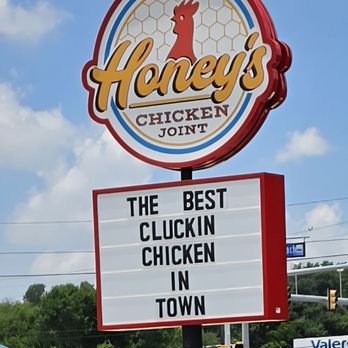 Honey’s Chicken Joint - Sign - Chicken Shop Near Me - San Antonio, Texas Honey’s Chicken Joint - Sign - Chicken Shop Near Me - San Antonio, Texas