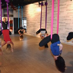 Wendy Fit Yoga & Pilates Studio - Do you suffer from low back or Hip pain? Come in for a free demo on the aerial hammocks