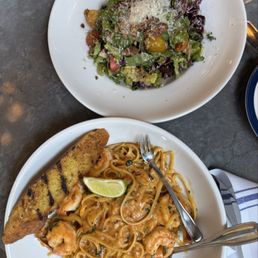 Tequila Lime Shrimp Pasta