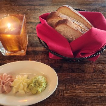 Luce Ristorante e Enoteca - White bread with three flavors of butter - Italian Near Me - San Antonio, Texas