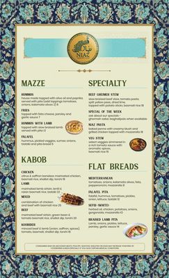 Menu photo 1 Niaz Persian Kitchen Columbus, GA Menu photo 1 Niaz Persian Kitchen Columbus, GA