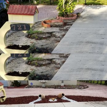 C S Designer Landscaping - A Before and after look of a Hardscape job - Landscaping Near Me