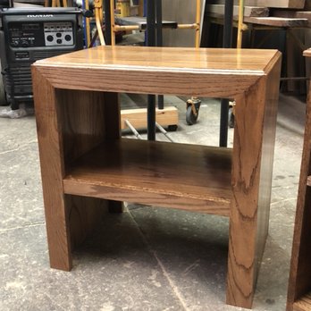 Schuckmann's Custom Woodworking - Custom made end table out of Oak. - Carpenters Near Me - Newport, Kentucky Schuckmann's Custom Woodworking - Custom made end table out of Oak. - Carpenters Near Me - Newport, Kentucky