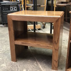 Schuckmann's Custom Woodworking - Custom made end table out of Oak.