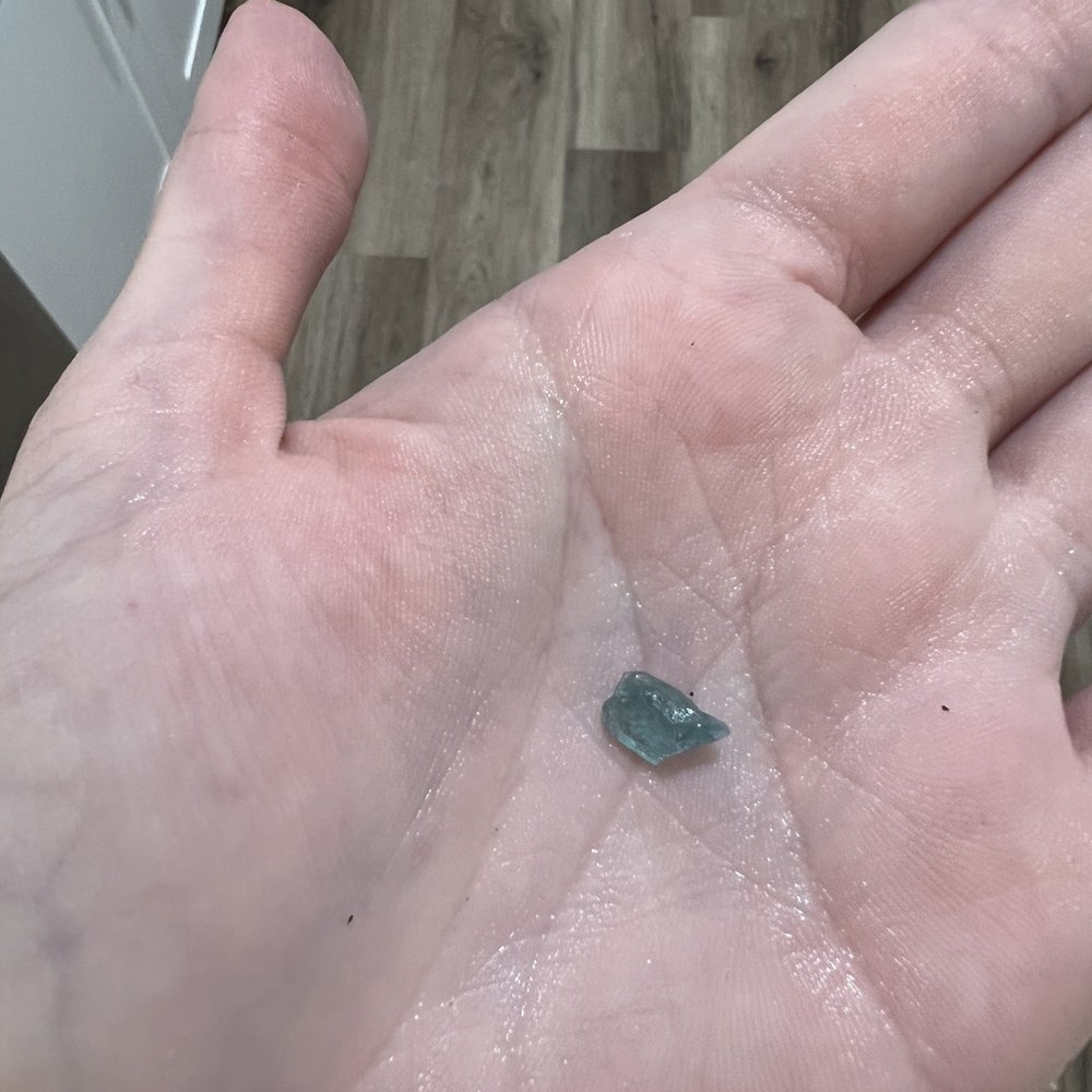 Oceanview Mine - Chip of blue tourmaline - Tours Near Me - Pala, California