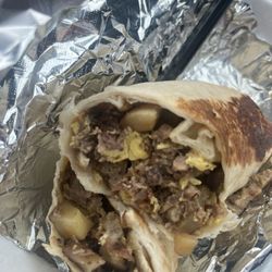 Arnold Farmers Market - Phat-ass brisket burrito (no cheese)