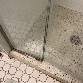 Creative Mirror & Shower - Side panel should be fixed but is losing its adherence to floor underneath - Glass & Mirrors Near Me - Addison, Illinois