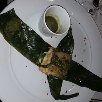Spago - Hawaiian Snapper Steamed in Ti Leaf - Asian Fusion Near Me - Maui, Hawaii Spago - Hawaiian Snapper Steamed in Ti Leaf - Asian Fusion Near Me - Maui, Hawaii