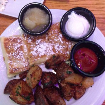 Irregardless Cafe - Cheese blintzes - New American Near Me - Raleigh, North Carolina
