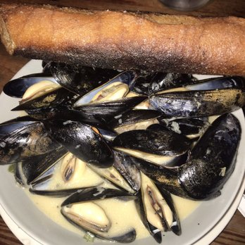 Corbu's Pizza - Maine Mussels & Smoked Andouille (I opted for no sausage). - Pizza Near Me - Atlanta, Georgia Corbu's Pizza - Maine Mussels & Smoked Andouille (I opted for no sausage). - Pizza Near Me - Atlanta, Georgia