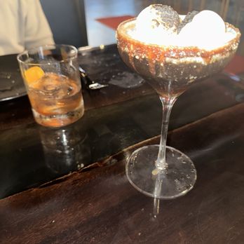 Kitchen + Kocktails Chicago By Kevin Kelley - Marshmallow espresso martini and Old Fashion - Southern Near Me - Chicago, Illinois Kitchen + Kocktails Chicago By Kevin Kelley - Marshmallow espresso martini and Old Fashion - Southern Near Me - Chicago, Illinois