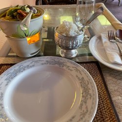 Bangkok Kitchen - Shrimp Green Curry and Coconut Rice
