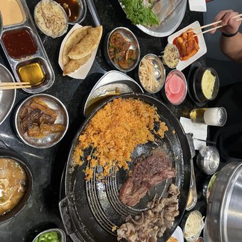 Honey Pig BBQ - Kimchi fried rice!!! Soooo good!!! - Korean Near Me - Houston, Texas Honey Pig BBQ - Kimchi fried rice!!! Soooo good!!! - Korean Near Me - Houston, Texas