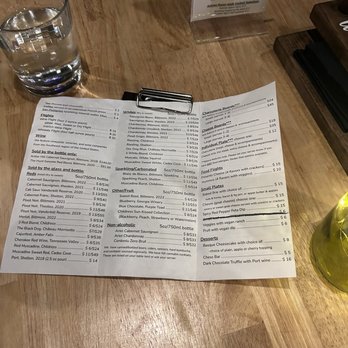 Inspire Wine Bar - Menu - Wine Bars Near Me - Kingsport, Tennessee