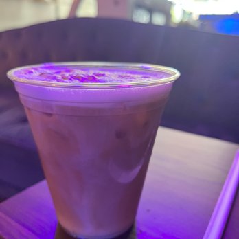 Serendipity Brews - Iced Vanilla rose latte - Coffee & Tea Near Me - Mount Dora, Florida