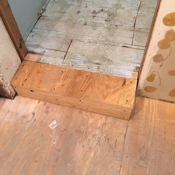 Dan Does That - This is my unfinished laundry floor that he left after being paid - Handyman Near Me