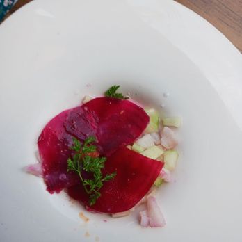Tempest - Ceviche with beets - Seafood Near Me - Charleston, South Carolina Tempest - Ceviche with beets - Seafood Near Me - Charleston, South Carolina