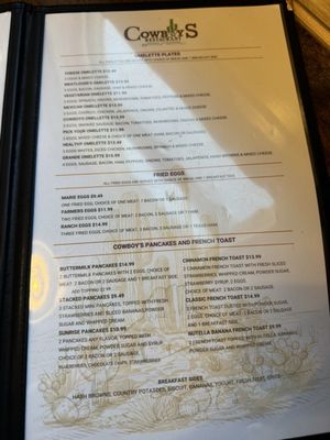 Menu photo 4 Cowboys Restaraunt Gainesville, TX