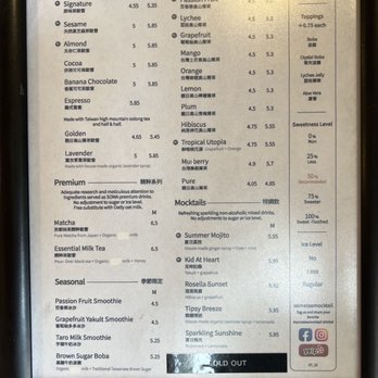 SOMA Tea & Mocktail - Menu December 2022 - Bubble Tea Near Me - Irvine, California SOMA Tea & Mocktail - Menu December 2022 - Bubble Tea Near Me - Irvine, California