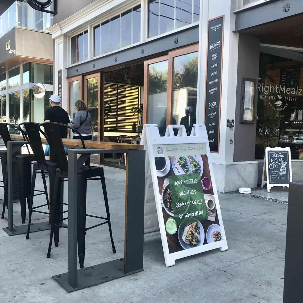 RightMealz Healthy Eatery - Outside seating. - Cafes Near Me - Long Beach, California RightMealz Healthy Eatery - Outside seating. - Cafes Near Me - Long Beach, California