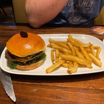 LongHorn Steakhouse - Half pound cheeseburger and fries! - Steakhouses Near Me - Baton Rouge, Louisiana
