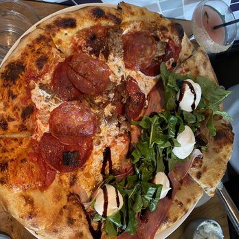 Pie Tap - Henderson - Half salami, half prosciutto pies - Pizza Near Me - Dallas, Texas Pie Tap - Henderson - Half salami, half prosciutto pies - Pizza Near Me - Dallas, Texas