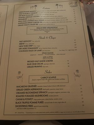 Menu photo 5 Delilah Las Vegas, NV Menu photo 5 Delilah Las Vegas, NV