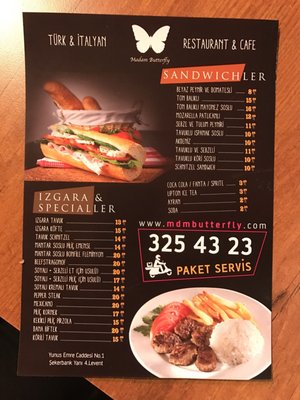 Menu photo 7 Madam Butterfly Istanbul, 34 Menu photo 7 Madam Butterfly Istanbul, 34
