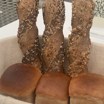 Le Jardinier - Parker house rolls and multi grain bread - French Near Me - Miami, Florida