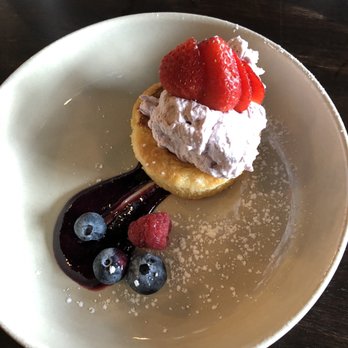 The Magpie - Butter Cake with Mousse and Fruit! - New American Near Me - San Antonio, Texas The Magpie - Butter Cake with Mousse and Fruit! - New American Near Me - San Antonio, Texas