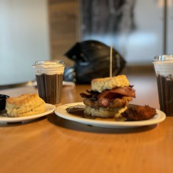 Maple Street Biscuit Company Keller - Vanilla Foam Cold Brew and The Sticky Maple - Breakfast & Brunch Near Me - Keller, Texas Maple Street Biscuit Company Keller - Vanilla Foam Cold Brew and The Sticky Maple - Breakfast & Brunch Near Me - Keller, Texas