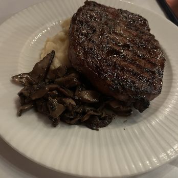 Embers Wood Grill - Steak with lobster mashed potatoes and mushrooms - Steakhouses Near Me - Gainesville, Florida Embers Wood Grill - Steak with lobster mashed potatoes and mushrooms - Steakhouses Near Me - Gainesville, Florida