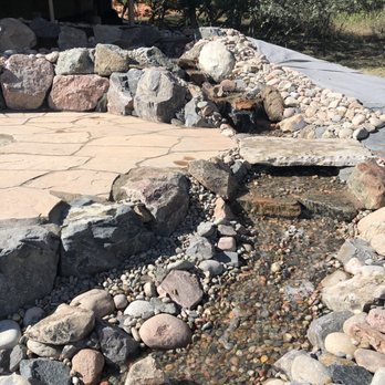 JS Enterprises - Water feature nearly complete - Landscaping Near Me - Larkspur, Colorado JS Enterprises - Water feature nearly complete - Landscaping Near Me - Larkspur, Colorado