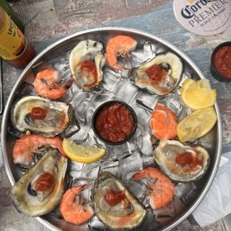 Oysters and Shrimp Oysters and Shrimp