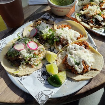 Xaco Taco - 2 spicy chicken & 2 carnitas tacos for a total of $4!! Get there btwn 3-5 pm for this deal. They are as tasty as they look! - Mexican Near Me - Providence, Rhode Island
