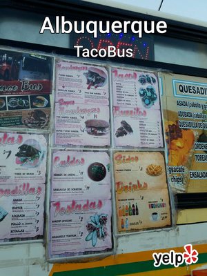 Menu photo 5 TacoBus Albuquerque, NM