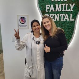 Happy dental patients with best dentist