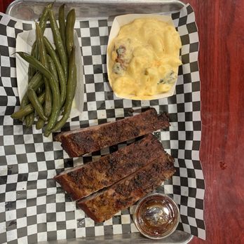 Smokin Woods BBQ - Pork ribs, green beans, & mac 'n cheese - Barbeque Near Me - Fresno, California Smokin Woods BBQ - Pork ribs, green beans, & mac 'n cheese - Barbeque Near Me - Fresno, California