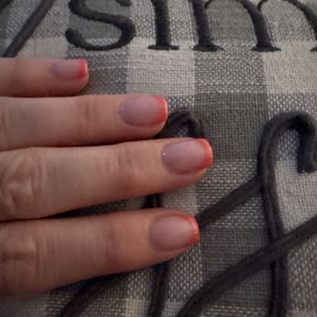Queen Nails - Liquid gel fill French with color tips - Nail Salons Near Me - Chambersburg, Pennsylvania Queen Nails - Liquid gel fill French with color tips - Nail Salons Near Me - Chambersburg, Pennsylvania