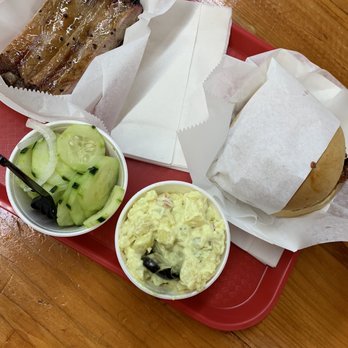 Lum's - BBQ pork ribs BBQ chopped brisket sandwich - Barbeque Near Me - Junction, Texas Lum's - BBQ pork ribs BBQ chopped brisket sandwich - Barbeque Near Me - Junction, Texas