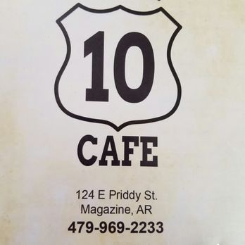 Highway 10 Cafe - Menu - American Near Me - Magazine, Arkansas Highway 10 Cafe - Menu - American Near Me - Magazine, Arkansas