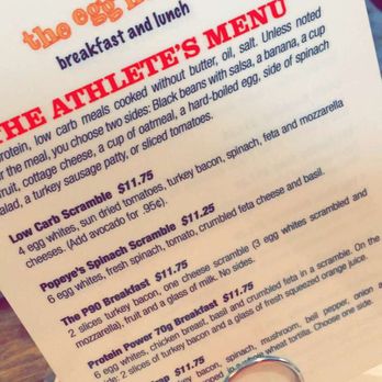 The Egg House - Athletes Menu - Breakfast & Brunch Near Me - Simi Valley, California