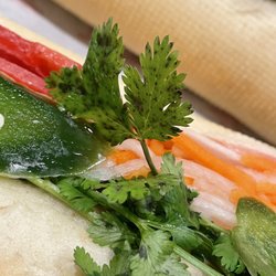 Lee's Sandwiches - Black spots cilantro - bacterial