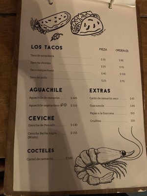 Menu photo 3 Barba Negra Holbox, ROO Menu photo 3 Barba Negra Holbox, ROO
