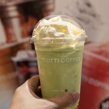 Cotti Coffee - Iced Matcha Jasmine Frappe ($6.00, special $2.00) - Coffee & Tea Near Me - Toronto, Ontario