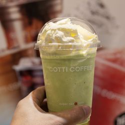 Cotti Coffee - Iced Matcha Jasmine Frappe ($6.00, special $2.00)