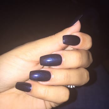 Forever Nails and Spa - Big Jenny gel color in 102 coffin shape nails - Nail Salons Near Me - La Mirada, California