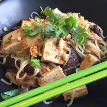 My Vegan - Hang Noodle with tofu and veggie beef - Thai Near Me - Pasadena, California