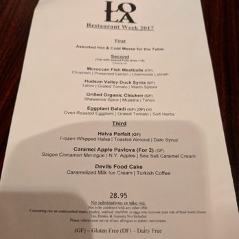 Lola - Restaurant Week Menu, Nov 2017 - Mediterranean Near Me - Great Neck, New York Lola - Restaurant Week Menu, Nov 2017 - Mediterranean Near Me - Great Neck, New York
