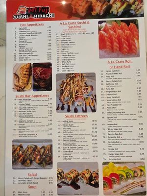 Menu photo 7 Mt Fuji Sushi & Hibachi Centennial, CO Menu photo 7 Mt Fuji Sushi & Hibachi Centennial, CO